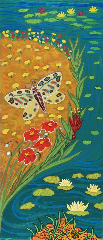 Peinture sur vitre (décor)