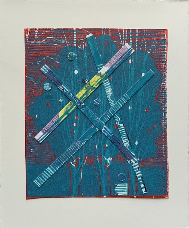 Variation en bleu no 3